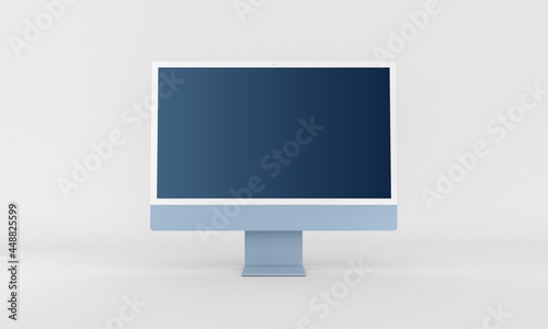 Apple new iMac 2021 4K M1 Desktop Latest Computer 2021 for any kind of mockup or UI screen