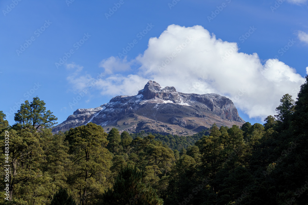 Iztaccihuatl mountain in Puebla Mexico