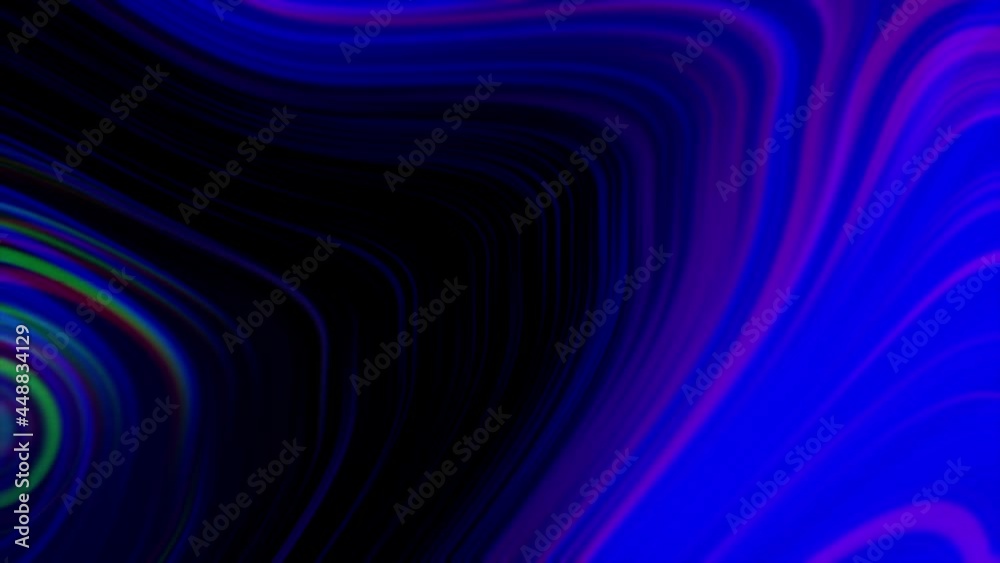 Fluid fractal background. Psychedelic oil streaks and stains blend against a dark background. 3d animation of a seamless loop Fluid fractal background. Psychedelic oil streaks and stains blend against a dark background. 3d animation of a seamless loop