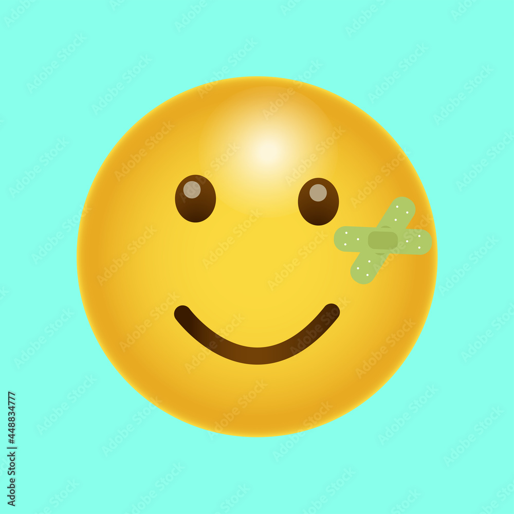 Fototapeta premium Smile vaccinated. 