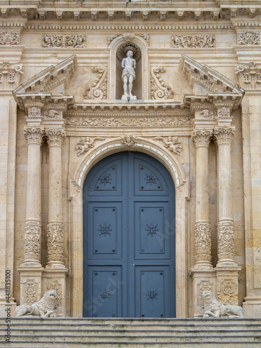 Doorway of Basilica San Sebastiano, Palazzolo Acreide