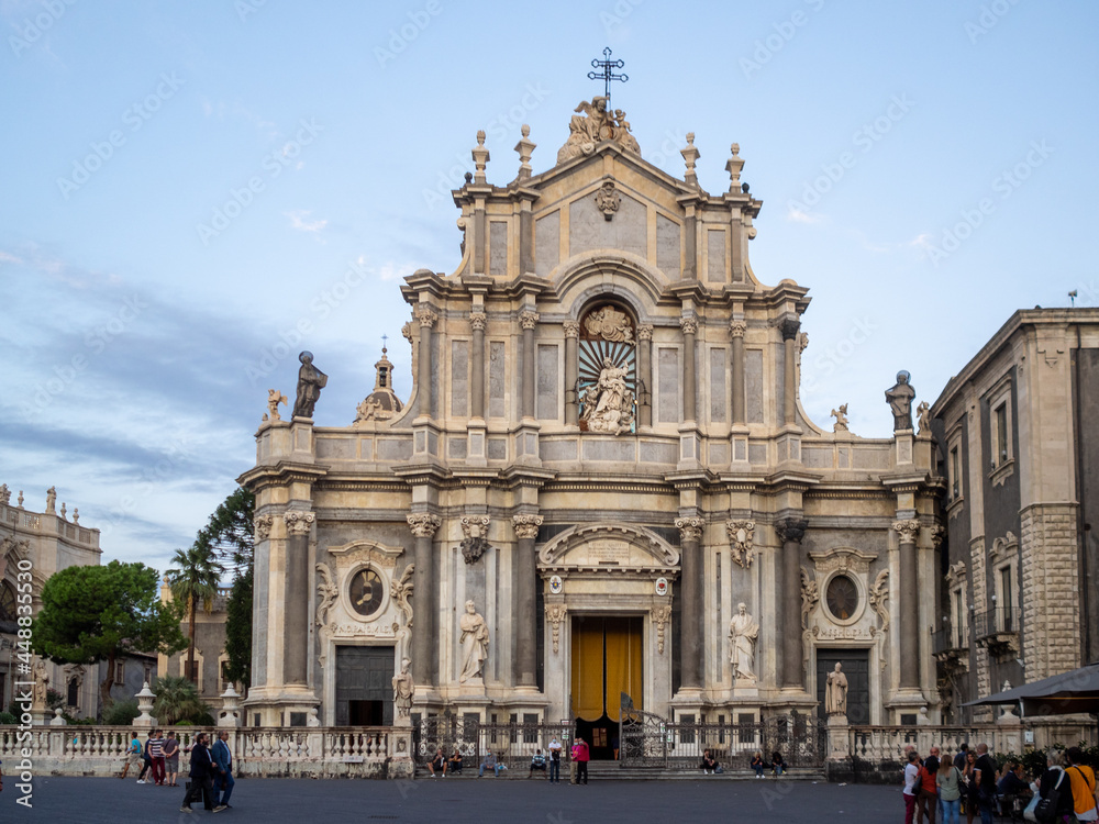 Catania Cathedral in Piazza del Duomo