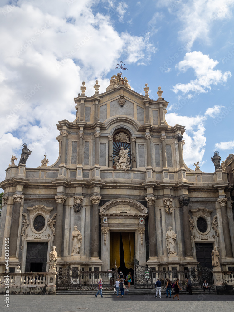 The facade of Catania Duomo