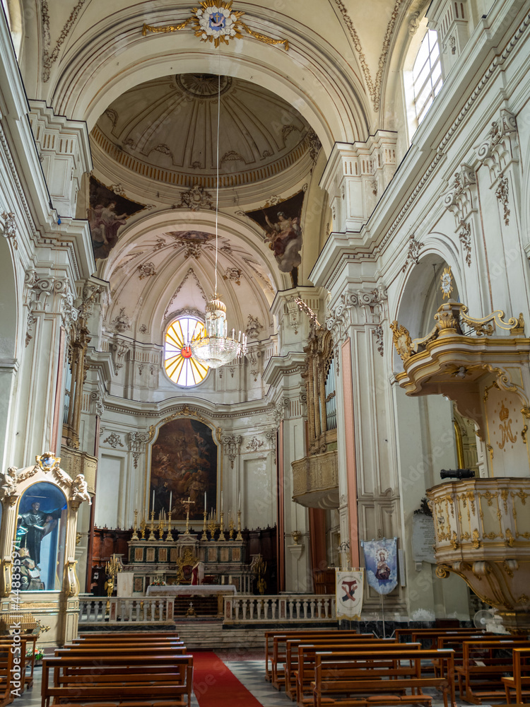 Interior of the Chiesa di San Francesco d’Assisi all’Immacolata