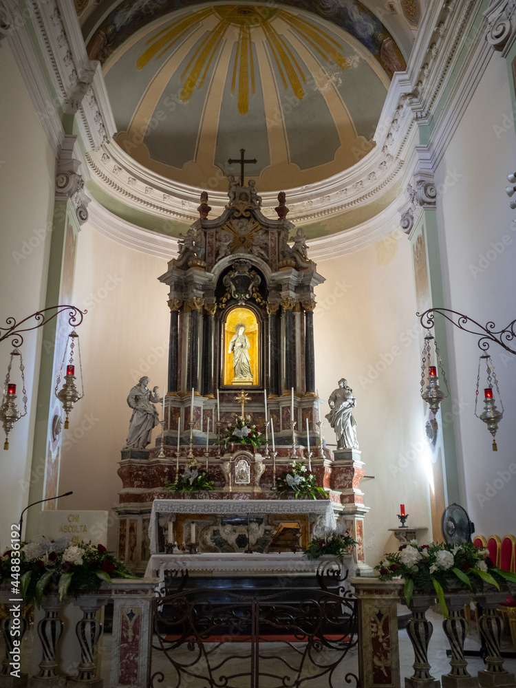 High altar of the Chiesa San Biagio in Sant'Agata alla Fornace