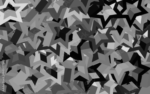 Dark Gray vector layout with lines, triangles.