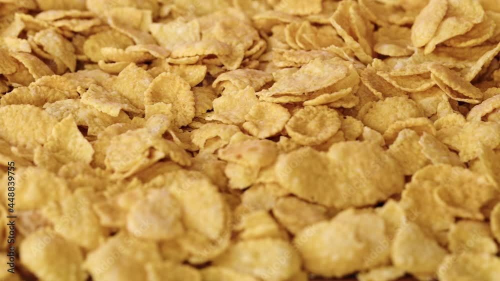 Background of corn flakes breakfast cereals close up Background of corn flakes breakfast cereals close up
