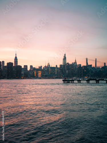 New York City Skyline Sunset - Empire State Building