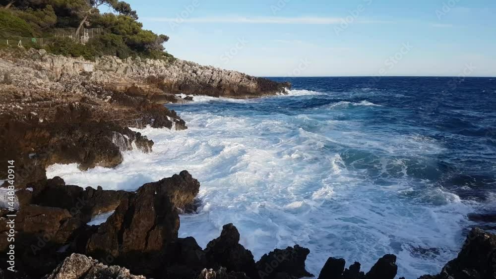 mer Méditerranée agitée - France