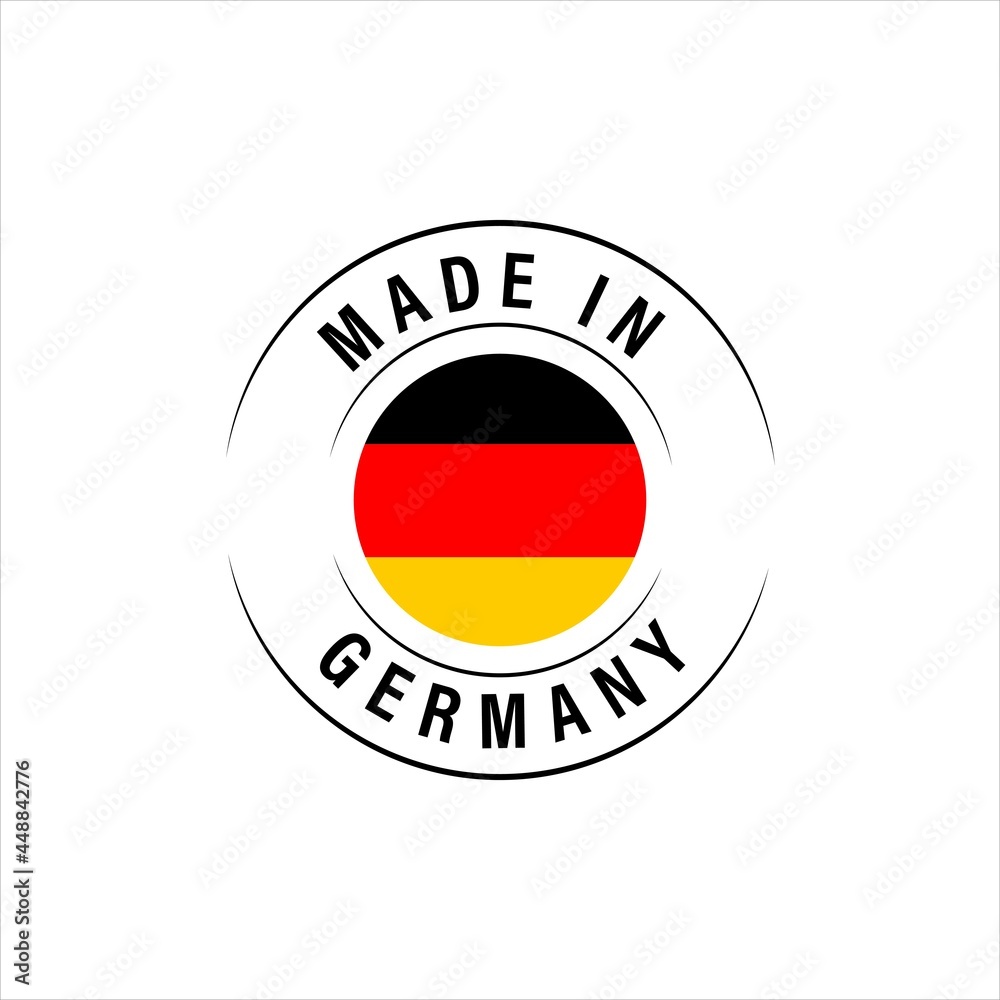 Vector illustration of Germany label Vector illustration of Germany label