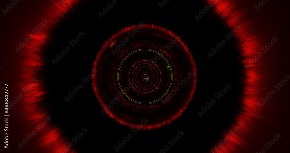 Render with a red noisy tunnel with highlights Render with a red noisy tunnel with highlights