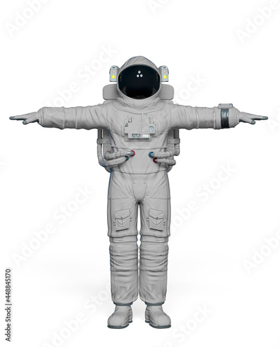 astronaut in t pose