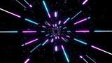 Cyan and Purple Color Neon Light Beam Scifi Technology Pattern Background