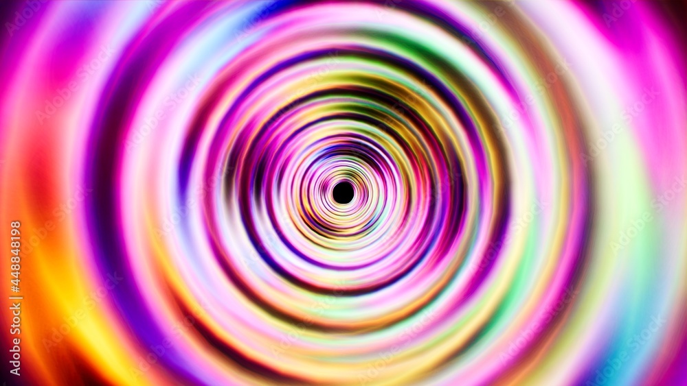 Rainbow Color Swirl Effect Background
