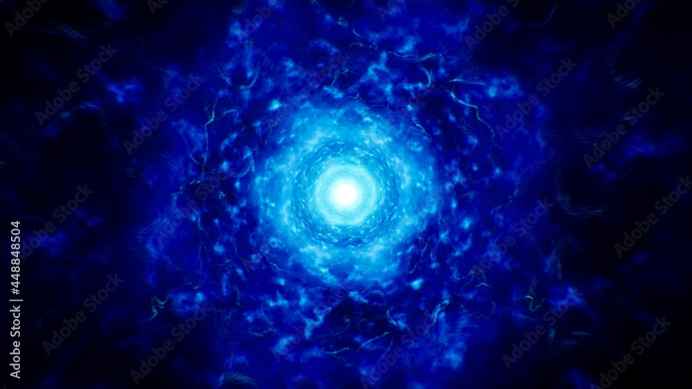 Abstract Glowing Blue Energy Bursting Background Abstract Glowing Blue Energy Bursting Background