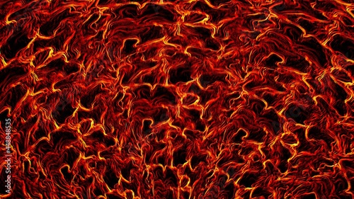 Abstract Grunge and Dizzy Fire Lines Background