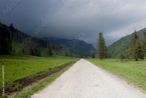 Koscieliska Valley at the beginning of June, few tourists, but beautiful views.