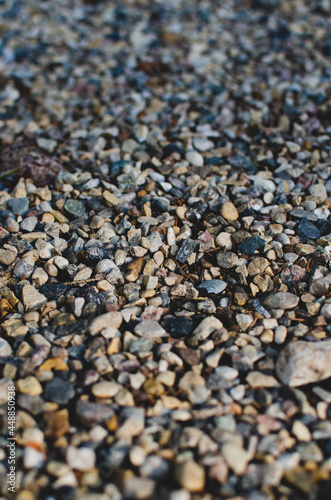 closeup of pea gravel