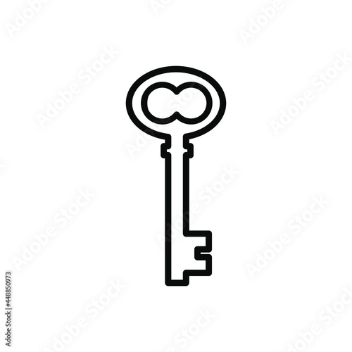 Key icon vector set. Key illustration sign collection. Key microphone symbol or logo.