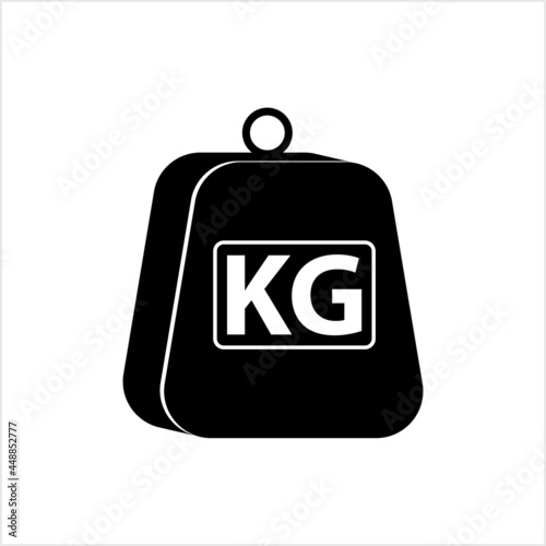 Kg Weight Symbol, Fitness Exercise Icon