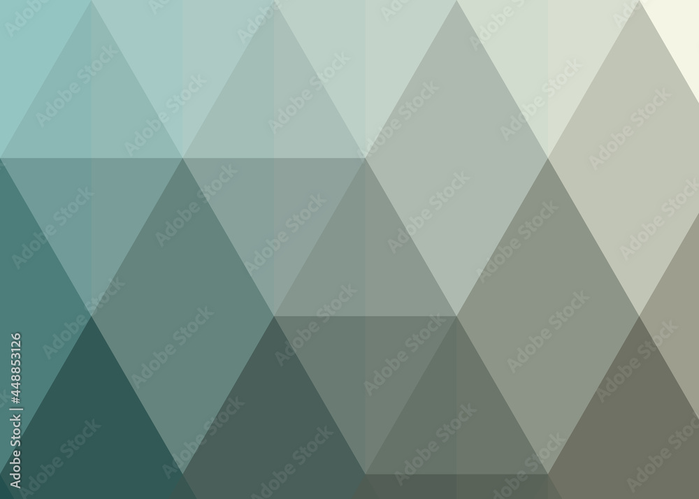 Abstract color Low-Polygones Generative Art background illustration