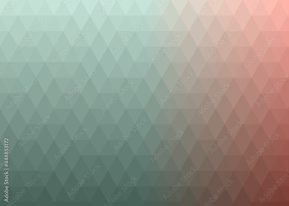 Obraz premium Abstract color Low-Polygones Generative Art background illustration