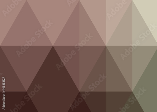 Abstract color Low-Polygones Generative Art background illustration