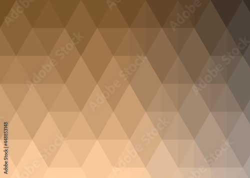 Abstract color Low-Polygones Generative Art background illustration