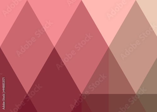 Abstract color Low-Polygones Generative Art background illustration