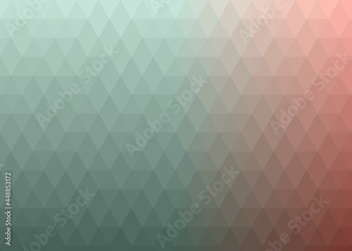 Abstract color Low-Polygones Generative Art background illustration