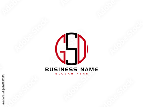 Creative GSO Logo Letter Vector Image Design For Your Business photo