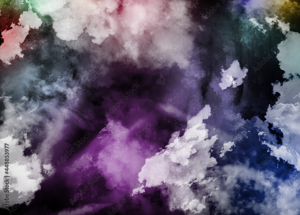 Obraz premium abstract colorful atmosphere sky cloud clouds background bg wallpaper art