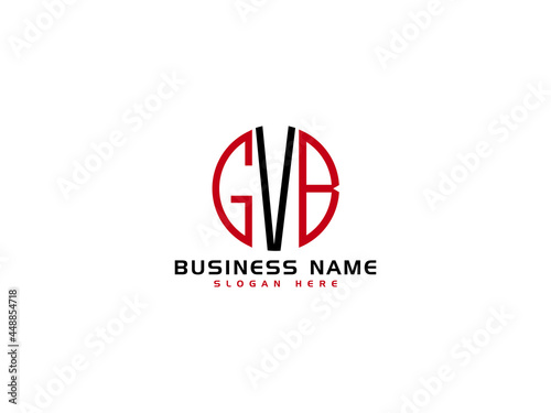 Creative GVB Logo Letter Vector Image Design For Your Business photo