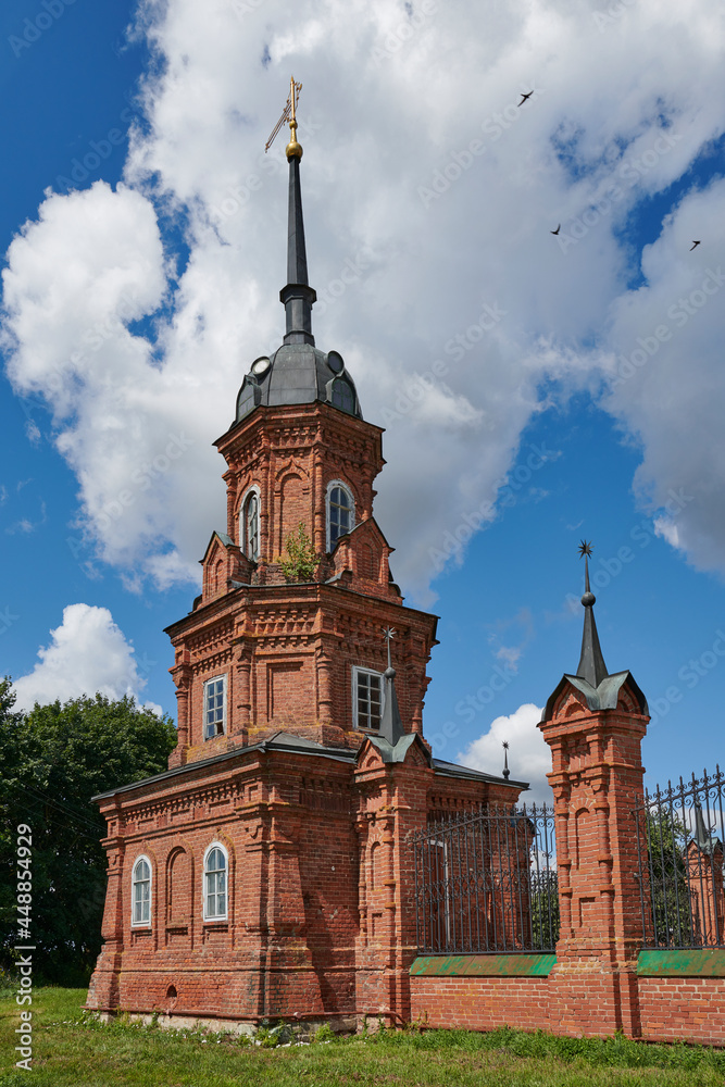 Fototapeta premium Russia. The town of Volokolamsk. Kremlin. South corner tower