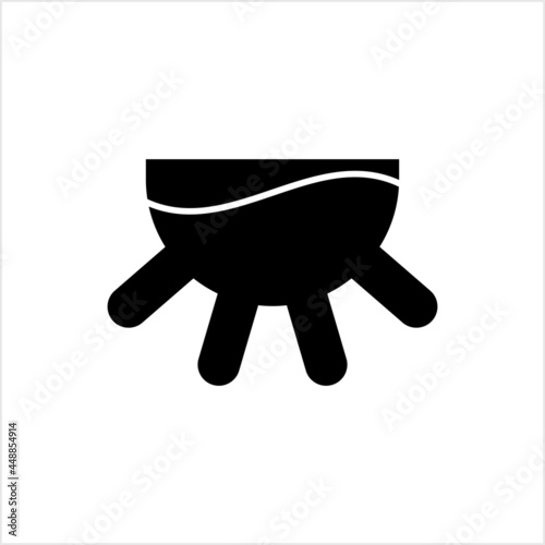 Udder Icon, Mammary Gland Of Female Cattle, Organ Formed Of Four Mammary Glands Of Dairy Animal