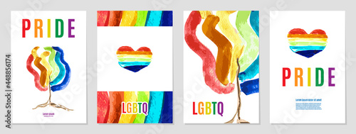 Lgbtq flag symbol bisexual sign. vector color