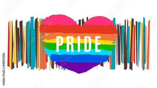 Lgbtq flag symbol bisexual sign. gay rainbow