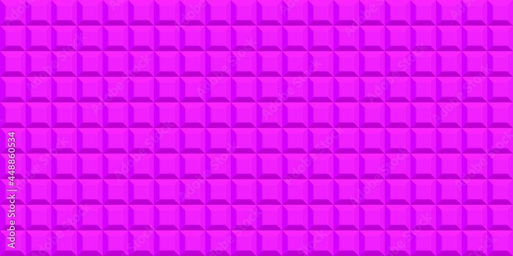 Pink squares background. Mosaic tiles. Vector illustration.