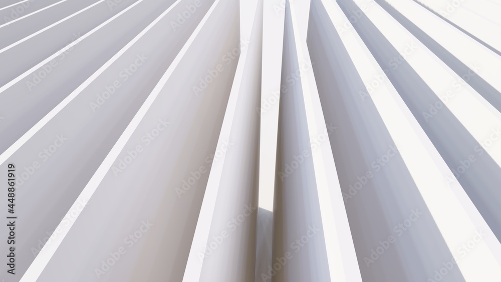 Obraz premium Architecture interior background geometric pattern of design 3d render