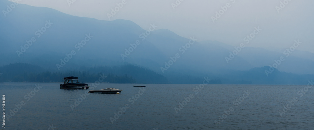 boat on the river