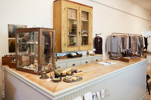 Interior of Artisan Clothing Store