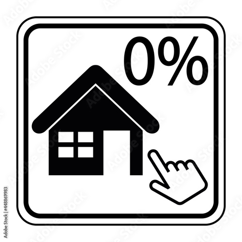 Logo prêt à taux zéro.