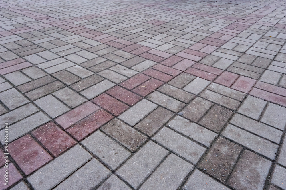 pavement pattern made of paving stone tiles with textured surface outdoors pavement pattern made of paving stone tiles with textured surface outdoors