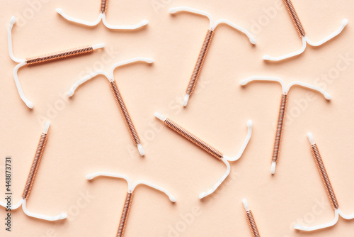 IUD birth control background.