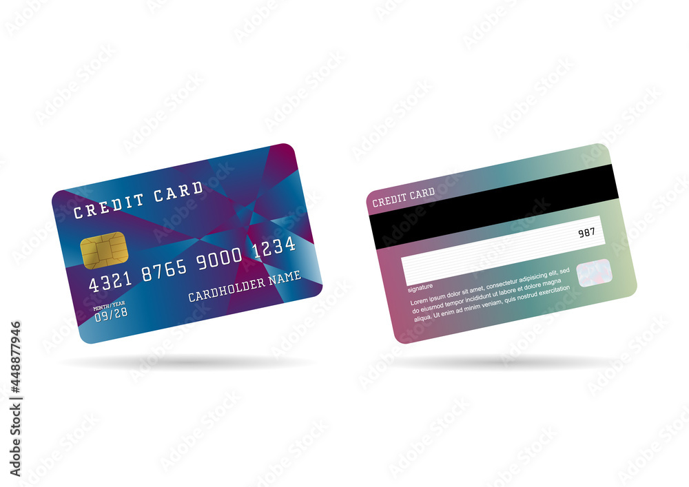 クレジットカードのイラスト素材 Stock Vector Adobe Stock