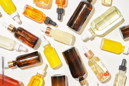 Beauty products background.