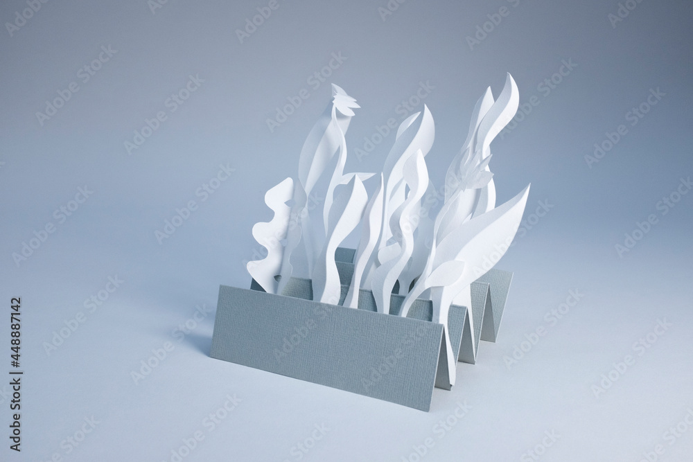 Paper Craft Garden in landscape Paper Craft Garden in landscape