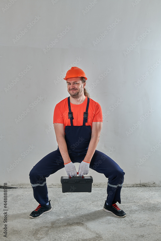 the plumber has a black tool case heavy very the plumber has a black tool case heavy very
