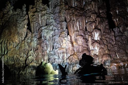 inside the cave