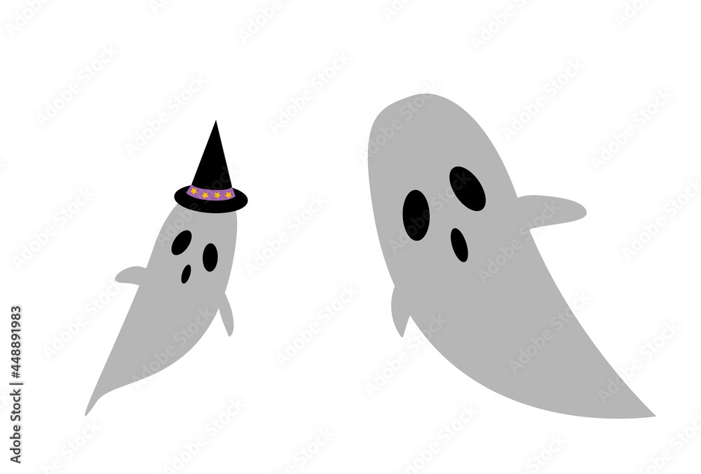 Fototapeta premium ハロウィーンのお化けのイラスト